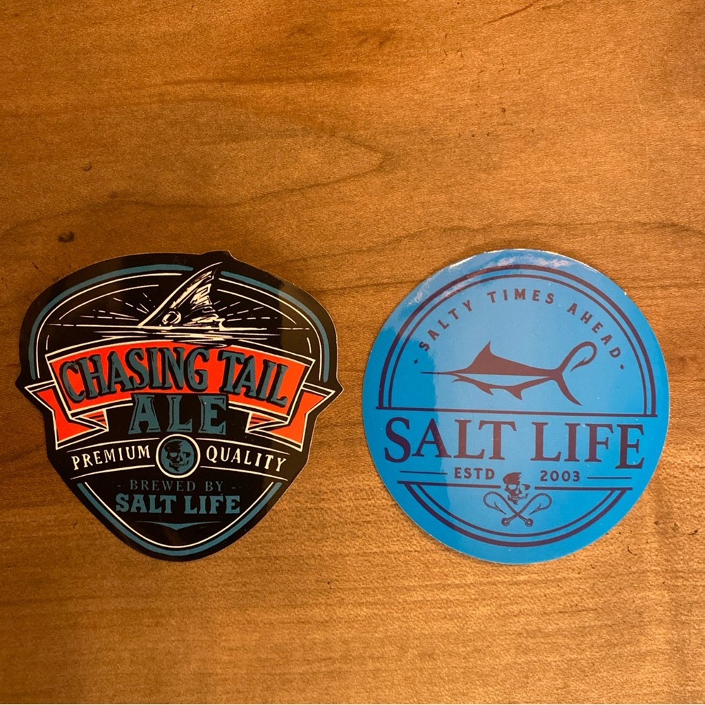 Salt Life Lot Of 2 Color Decals 2.5” NEW
